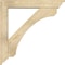 Ekena Millwork Legacy Traditional Rough Sawn Bracket w/ Offset Brace, Douglas Fir, 6"W x 34"D x 34"H BKT0604X34X34LEC01RDF - alternate 2
